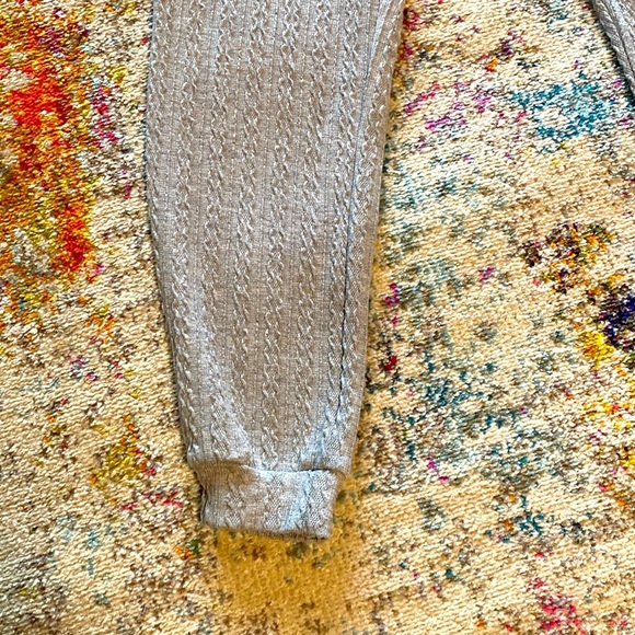 SABRAT BOUTIQUE GRAY KNIT TEXTURED JUMPSUIT  DRAWSTRING WAIST BRAND NEW … - Picture 7 of 12